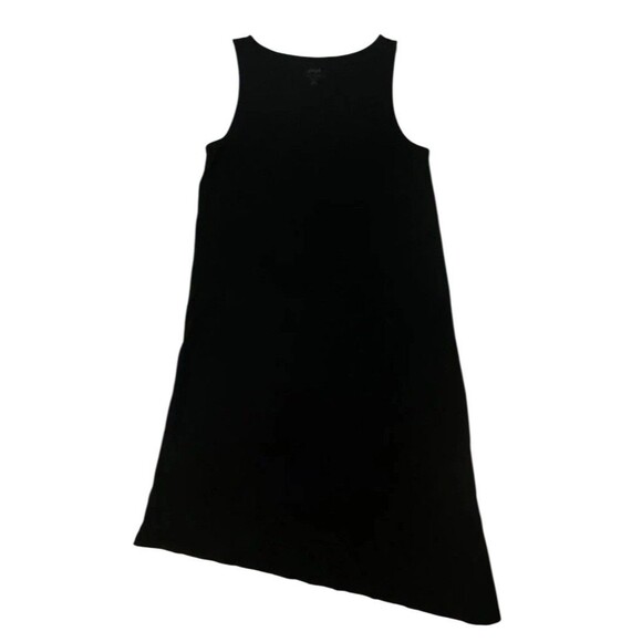 J. Jill Dresses & Skirts - Pure J Jill Dress Womens M Petite PJ V Neck Asymmetric Tank Midi Modal Black